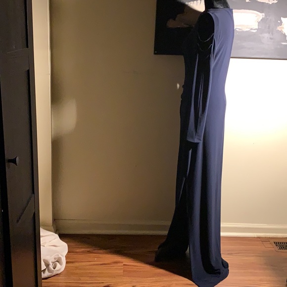 RALPH LAUREN LONG SLEEVE GOWN - Picture 4 of 12